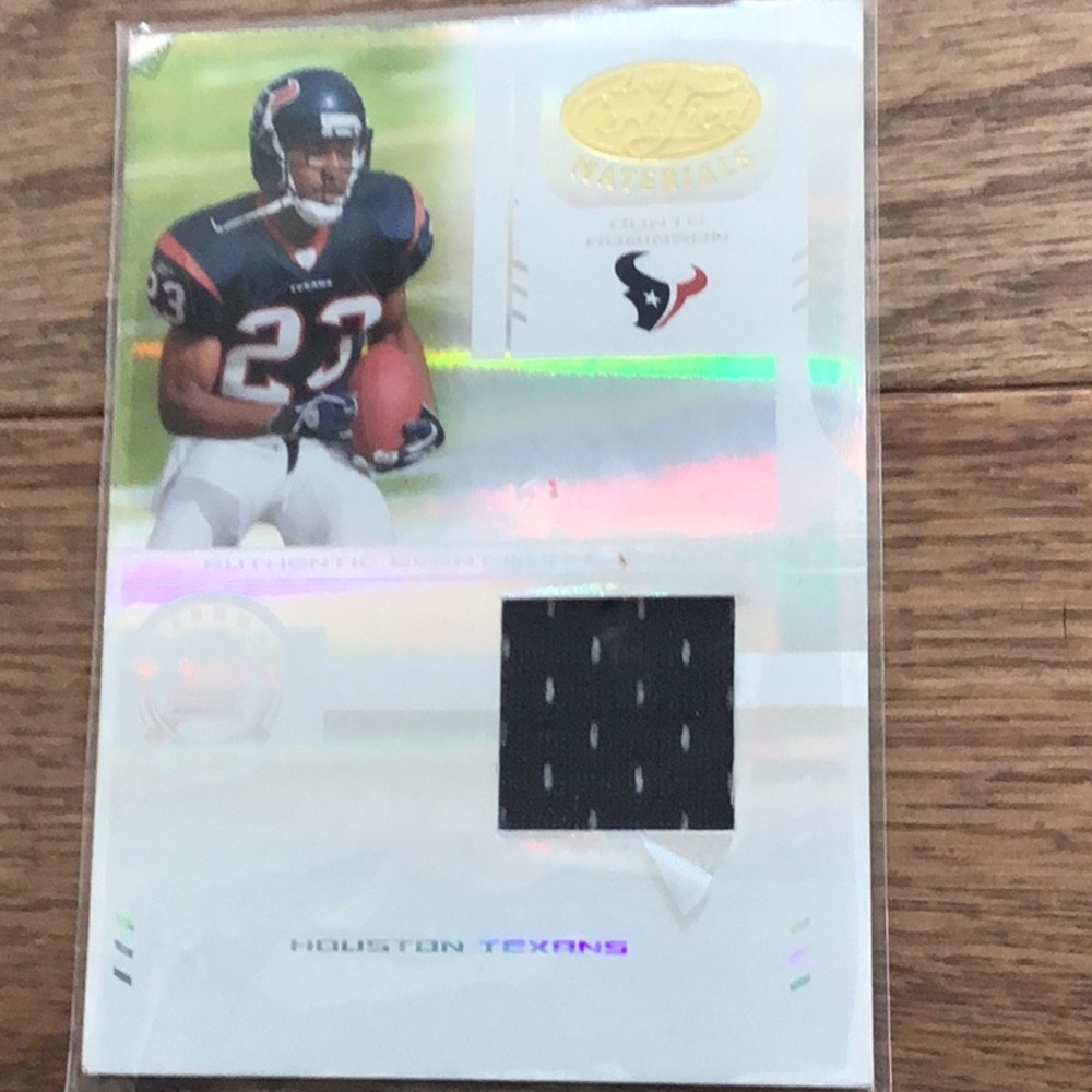 Leaf Certified 2003 Dunta Robinson Jersey Card